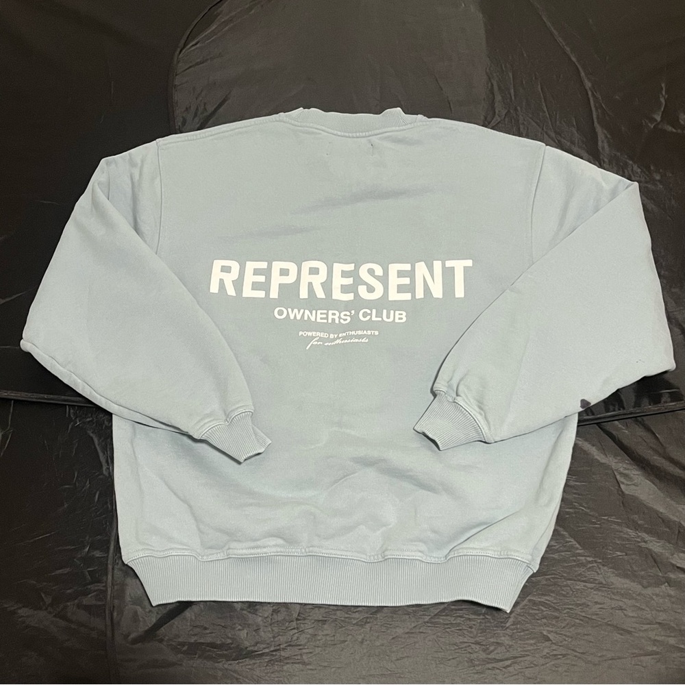 REPRESENT OWNERS CLUB Sweater Sz XS Pastel Blue